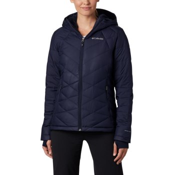 Columbia Heavenly Hooded, Chamarras Azul Marino Para Mujer | 824163-GJP